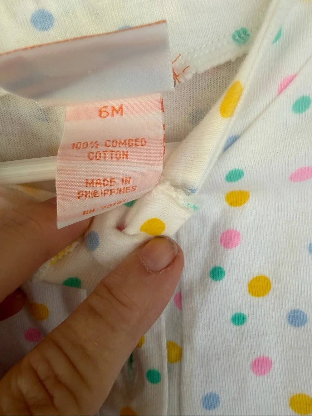 Vintage White Polka Dot Baby One-Piece with Floral Bib - Multicolor